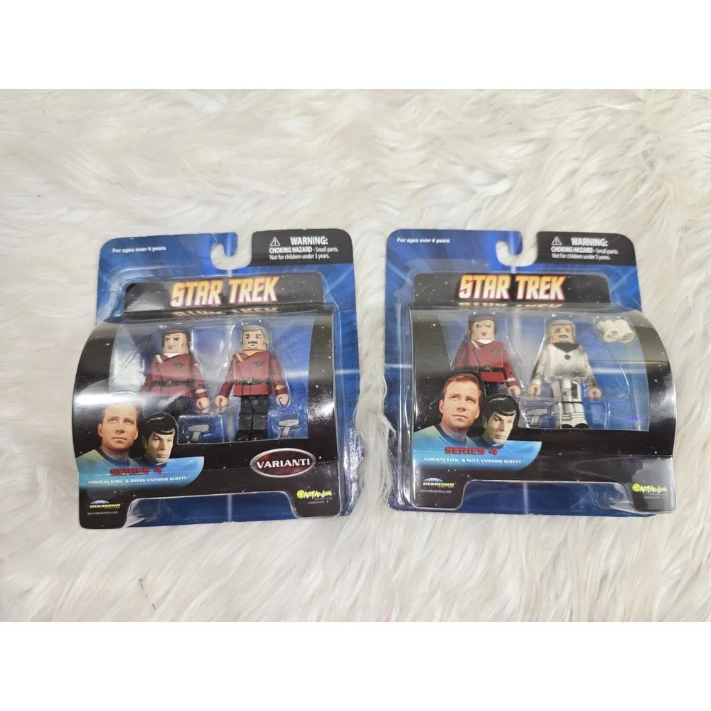 2 Star Trek MiniMates Series 4 Variant New And Sealed